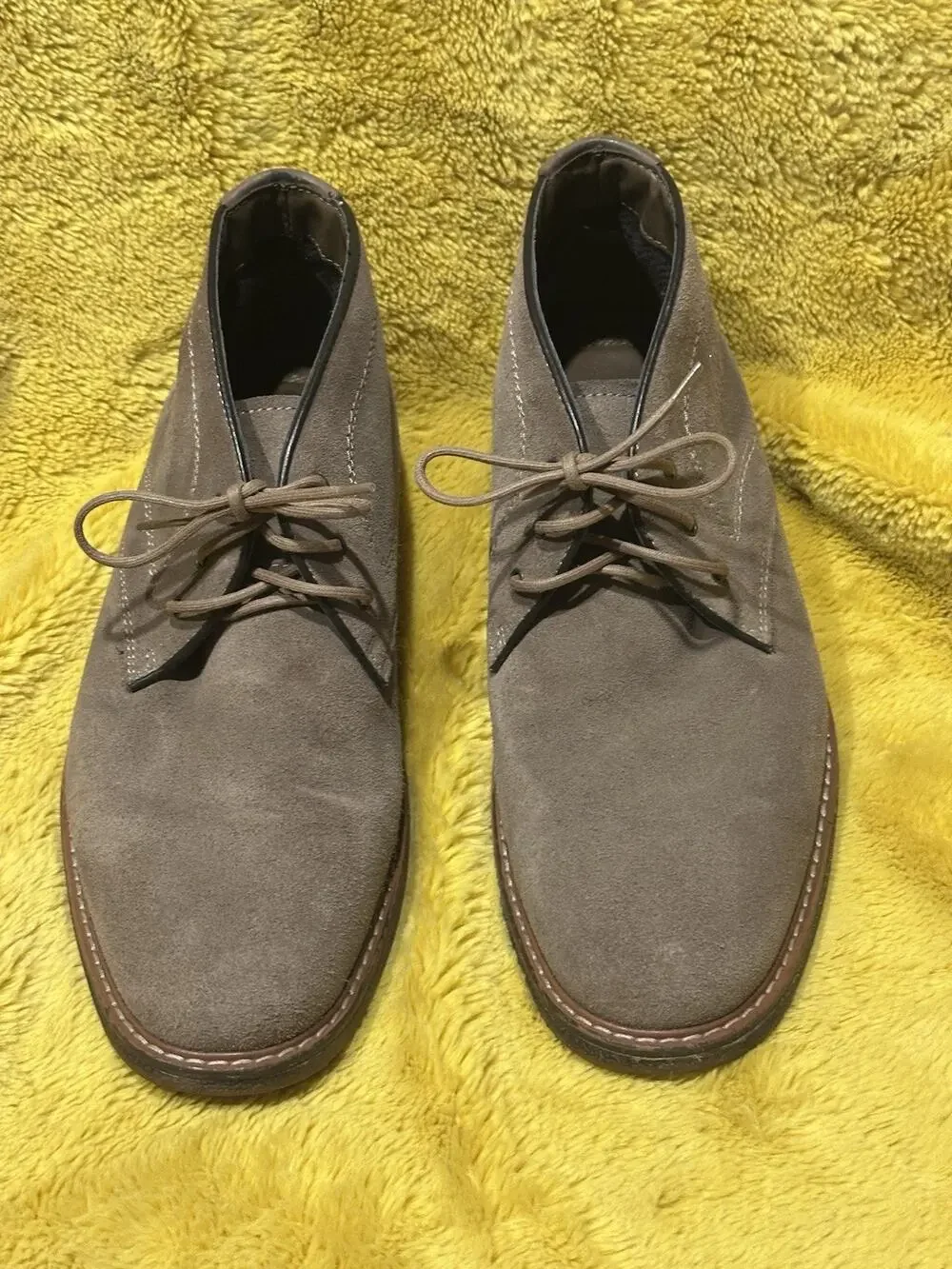 J Murphy Men’s Sz 8.5M Chukka Boots Tan Suede 59-36013 Preppy Casual Career